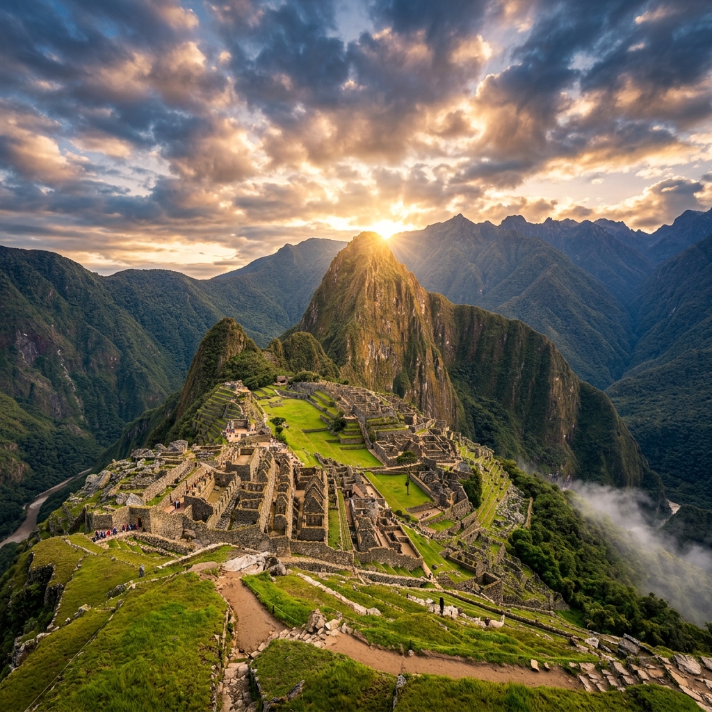 MACHU PICCHU AL AMANECER